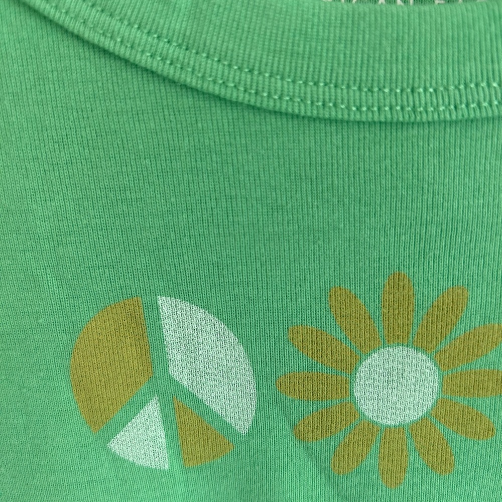 American Eagle Cropped Green Ribbed Top — NWT — FINAL SALE PRICE - Picture 4 of 5